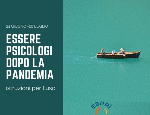 Corso di formazione specialistica “Essere psicologi dopo la pandemia”